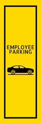 Custom Outdoor Safety Signs Multiple Sizes Employee Parking