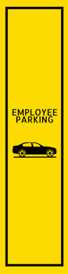 Custom Outdoor Safety Signs Multiple Sizes Employee Parking