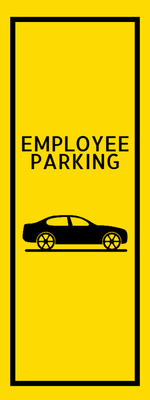Custom Outdoor Safety Signs Multiple Sizes Employee Parking