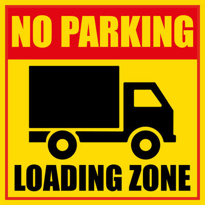Custom Outdoor Safety Signs Multiple Sizes Loading Zone