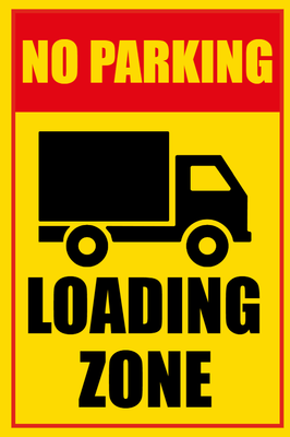 Custom Outdoor Safety Signs Multiple Sizes Loading Zone