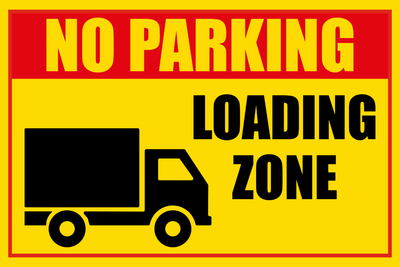 Custom Outdoor Safety Signs Multiple Sizes Loading Zone