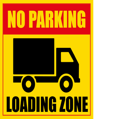 Custom Outdoor Safety Signs Multiple Sizes Loading Zone