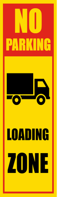 Custom Outdoor Safety Signs Multiple Sizes Loading Zone