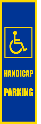 Custom Outdoor Safety Signs Multiple Sizes Handicap Parking