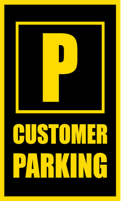 Custom Outdoor Safety Signs Multiple Sizes Customer Parking