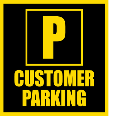 Custom Outdoor Safety Signs Multiple Sizes Customer Parking
