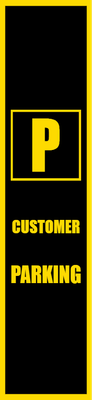 Custom Outdoor Safety Signs Multiple Sizes Customer Parking