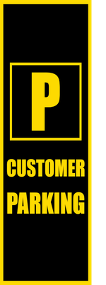 Custom Outdoor Safety Signs Multiple Sizes Customer Parking