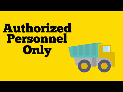 Custom Outdoor Safety Signs Multiple Sizes Authorized Personnel