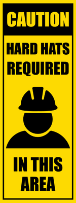 Custom Outdoor Safety Signs Multiple Sizes Hard Hats Required