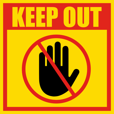 Custom Outdoor Safety Signs Multiple Sizes Keep Out