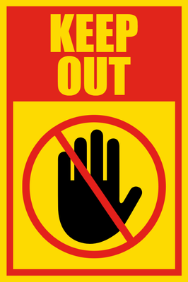 Custom Outdoor Safety Signs Multiple Sizes Keep Out