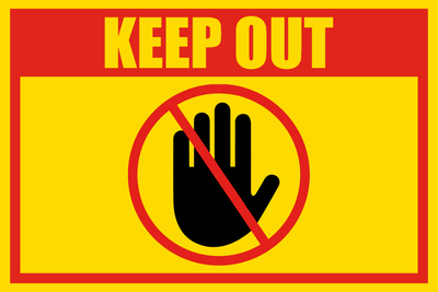 Custom Outdoor Safety Signs Multiple Sizes Keep Out