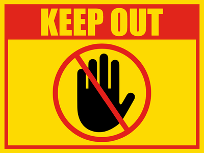 Custom Outdoor Safety Signs Multiple Sizes Keep Out