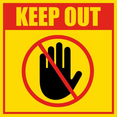 Custom Outdoor Safety Signs Multiple Sizes Keep Out