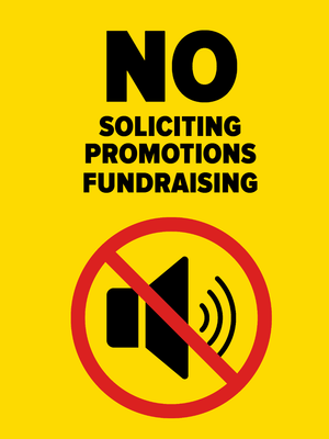 Custom Outdoor Safety Signs Multiple Sizes No Promotions