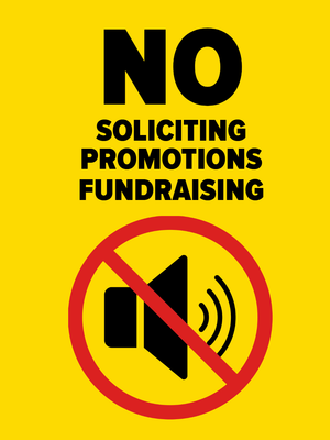Custom Outdoor Safety Signs Multiple Sizes No Promotions