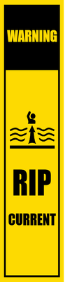 Custom Outdoor Safety Signs Multiple Sizes Warning Rip Current