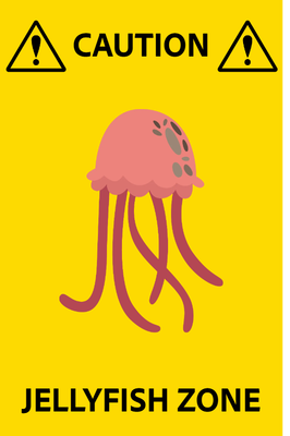 Custom Outdoor Safety Signs Multiple Sizes Jellyfish Zone