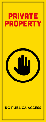 Custom Outdoor Safety Signs Multiple Sizes Private Property