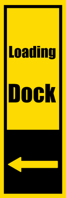Custom Outdoor Safety Signs Multiple Sizes Loading Dock  1