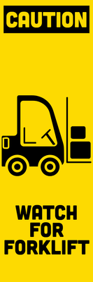 Custom Outdoor Safety Signs Multiple Sizes Forklift 2