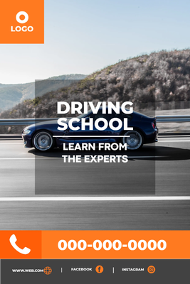 Custom Outdoor Yard Signs Multiple Sizes Driving School