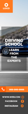 Custom Outdoor Yard Signs Multiple Sizes Driving School