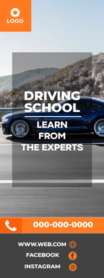 Custom Outdoor Yard Signs Multiple Sizes Driving School