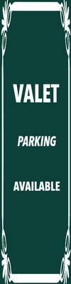 Custom Outdoor Yard Signs Multiple Sizes Valet Parking Available