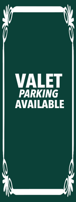 Custom Outdoor Yard Signs Multiple Sizes Valet Parking Available