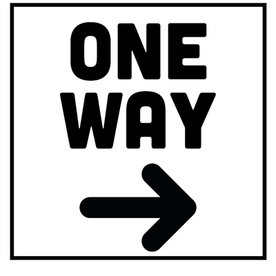 Custom Outdoor Yard Signs Multiple Sizes One Way