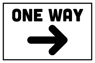 Custom Outdoor Yard Signs Multiple Sizes One Way