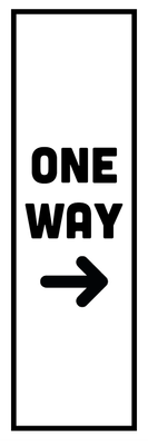 Custom Outdoor Yard Signs Multiple Sizes One Way