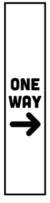 Custom Outdoor Yard Signs Multiple Sizes One Way