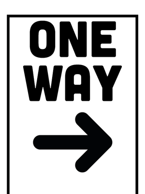 Custom Outdoor Yard Signs Multiple Sizes One Way