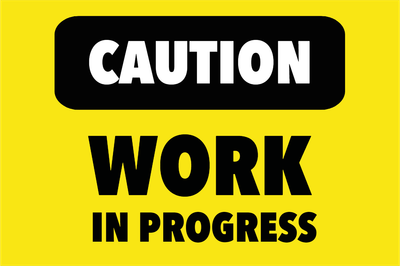 Custom Outdoor Yard Signs Multiple Sizes Work In Progress