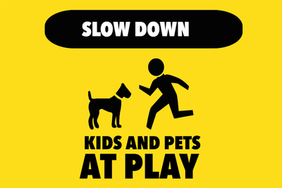 Custom Outdoor Yard Signs Multiple Sizes Slow Down