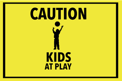 Custom Outdoor Yard Signs Multiple Sizes Kids At Play