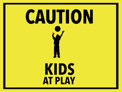 Custom Outdoor Yard Signs Multiple Sizes Kids At Play