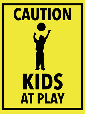 Custom Outdoor Yard Signs Multiple Sizes Kids At Play
