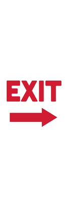 Custom Outdoor Yard Signs Multiple Sizes Exit Way
