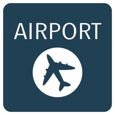 Custom Outdoor Yard Signs Multiple Sizes Airport Way