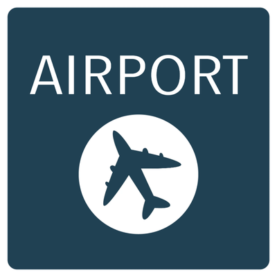 Custom Outdoor Yard Signs Multiple Sizes Airport Way