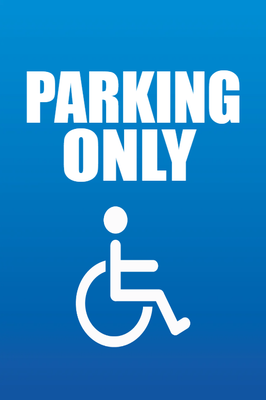 Custom Outdoor Yard Signs Multiple Sizes Parking Only