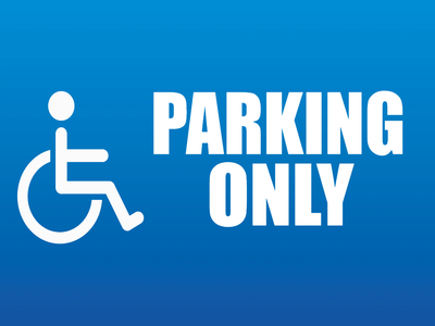 Custom Outdoor Yard Signs Multiple Sizes Parking Only