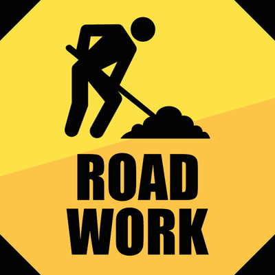 Custom Outdoor Yard Signs Multiple Sizes Road Work