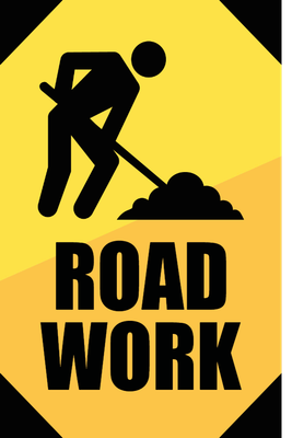 Custom Outdoor Yard Signs Multiple Sizes Road Work