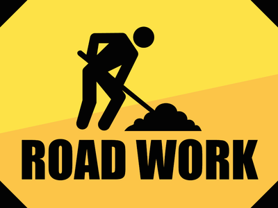 Custom Outdoor Yard Signs Multiple Sizes Road Work